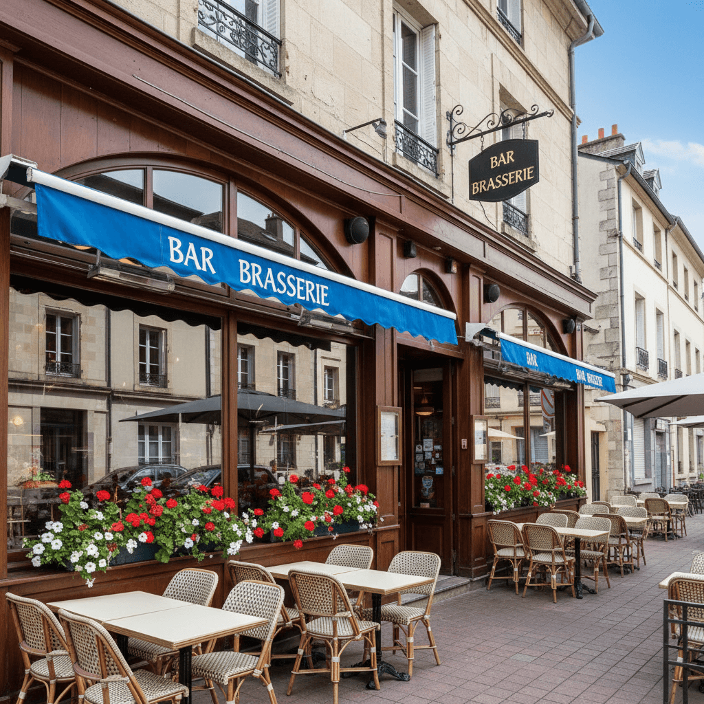Bar-brasserie 160m² à Saint-Dié-Des-Vosges : terrasse - licence IV - Image 1