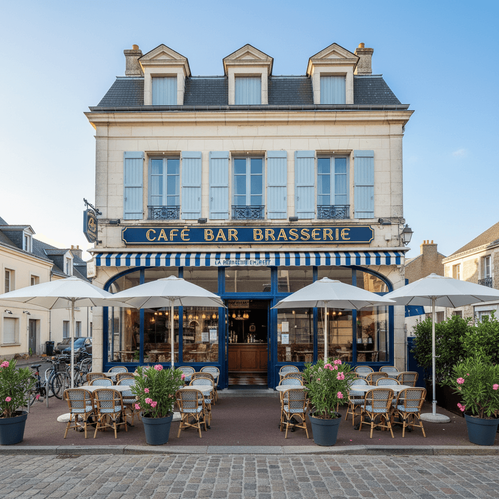 Bar-brasserie 120m² à La Bernerie-En-Retz : terrasse - licence IV - Image 1