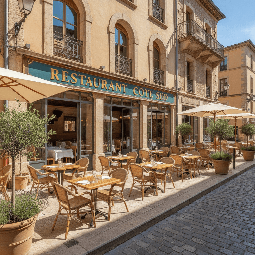 Restaurant 1500m² à Perpignan : terrasse - licence IV - Image 1