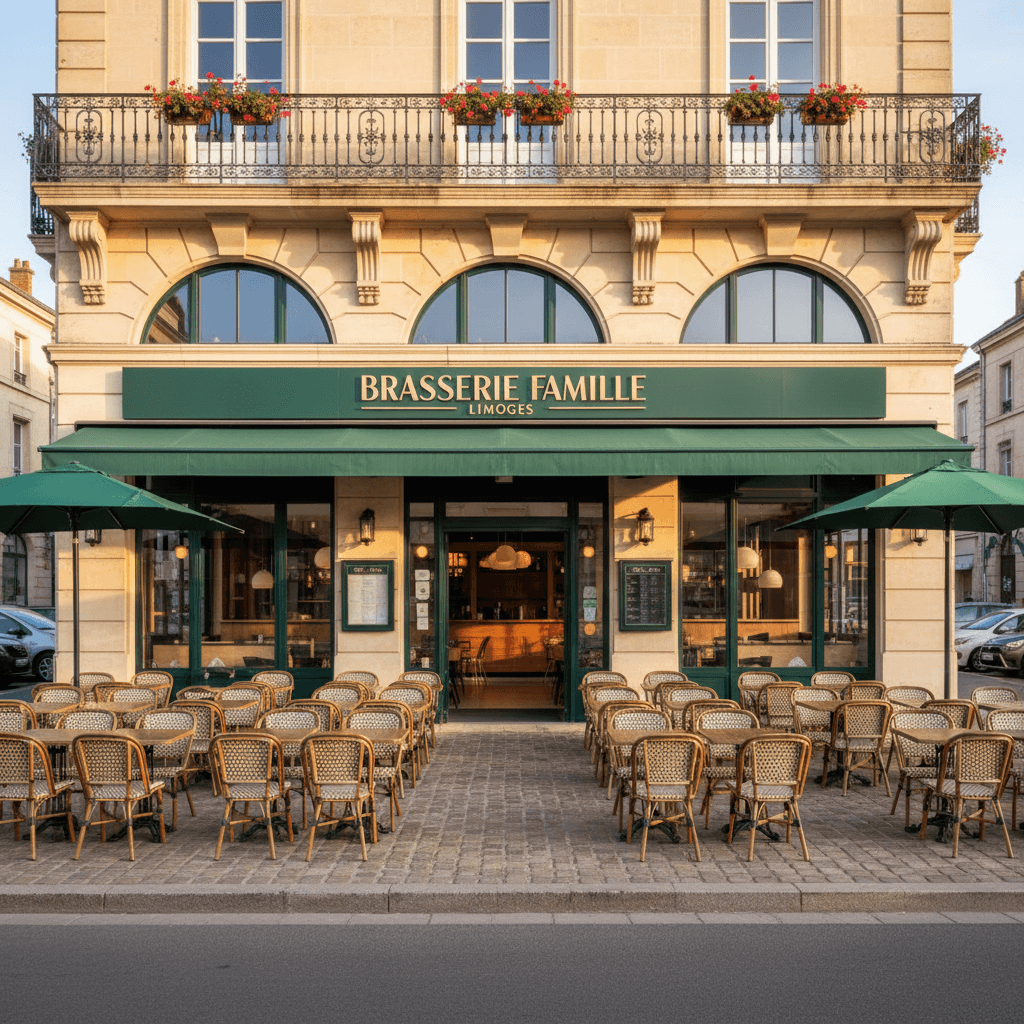 Bar-brasserie 323m² à Limoges : terrasse - licence IV - Image 1