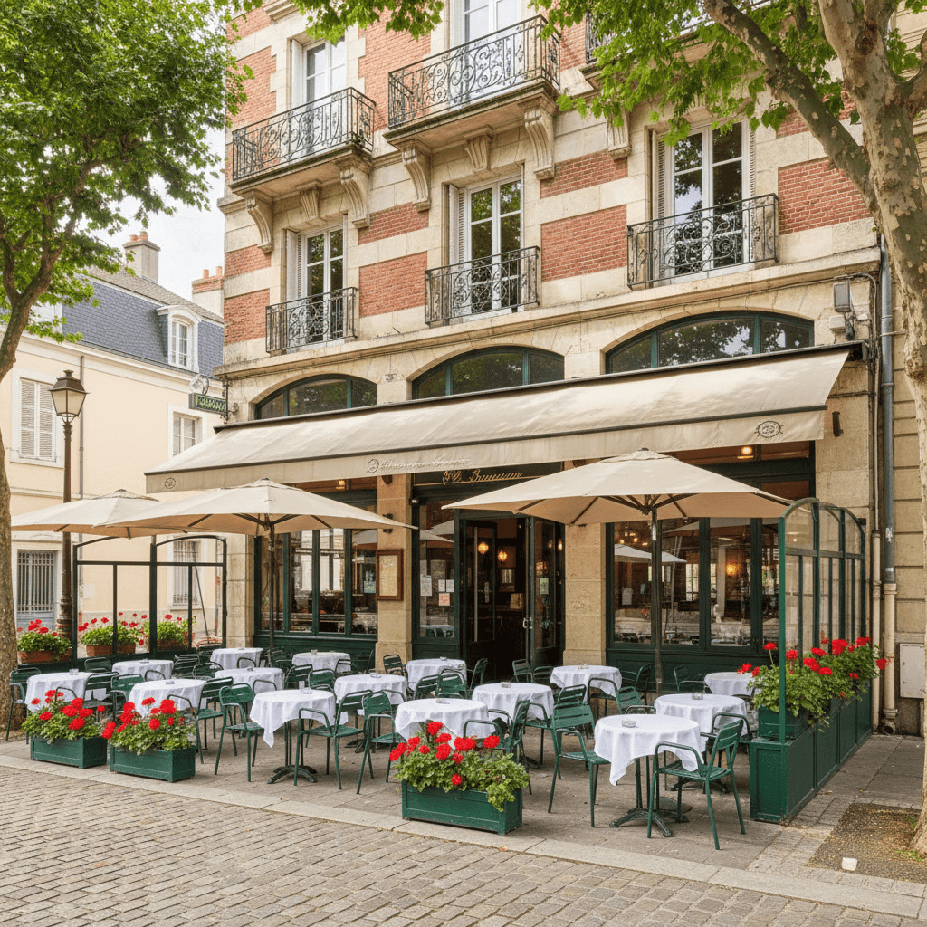 Bar-brasserie 204m² à Rennes : terrasse - licence IV