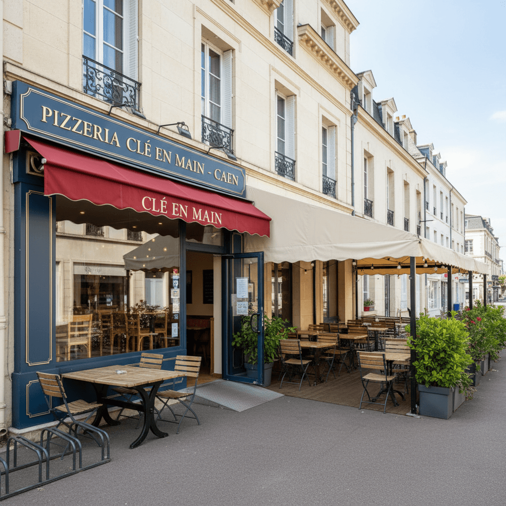 Restaurant à Caen : terrasse - climatisation - Image 1