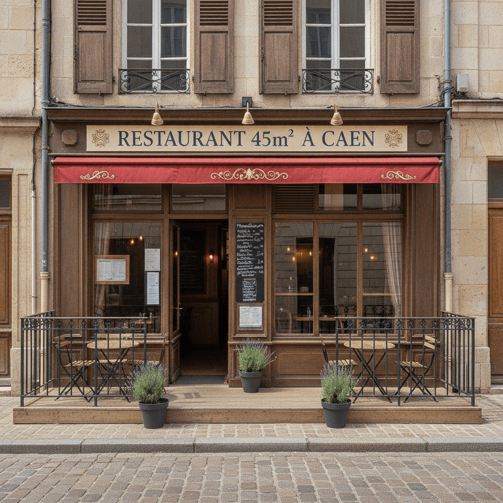 Restaurant 45m² à Caen - Image 1