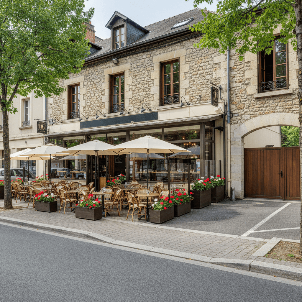 Restaurant 320m² à Caluire-Et-Cuire : terrasse - licence IV - Image 1