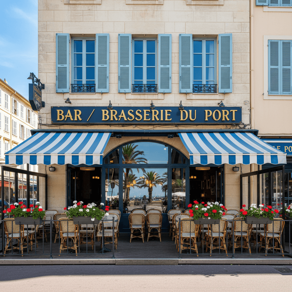 Bar-brasserie 140m² à Nice : terrasse - licence IV