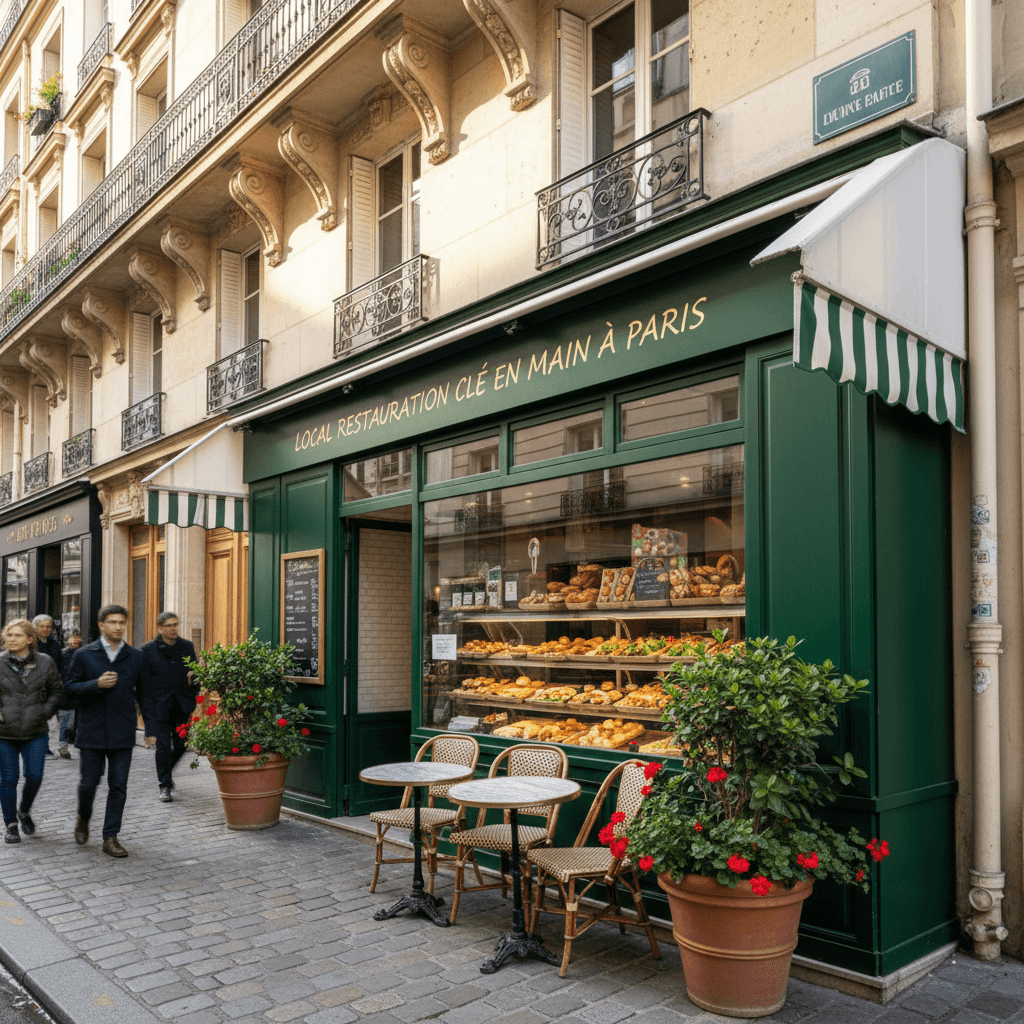 Snack 12 couverts à Paris : terrasse - licence IV