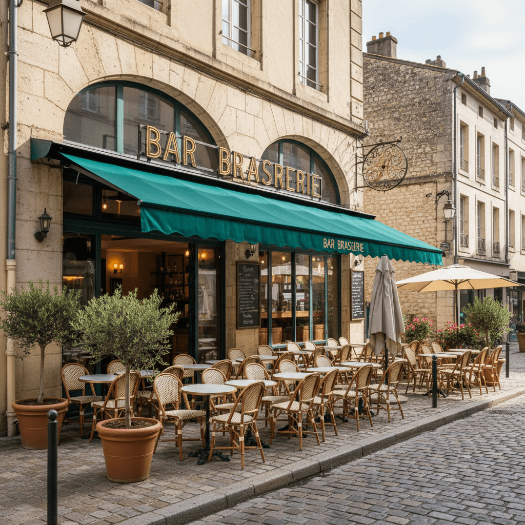 Bar-brasserie à Alès : terrasse - licence IV - Image 1