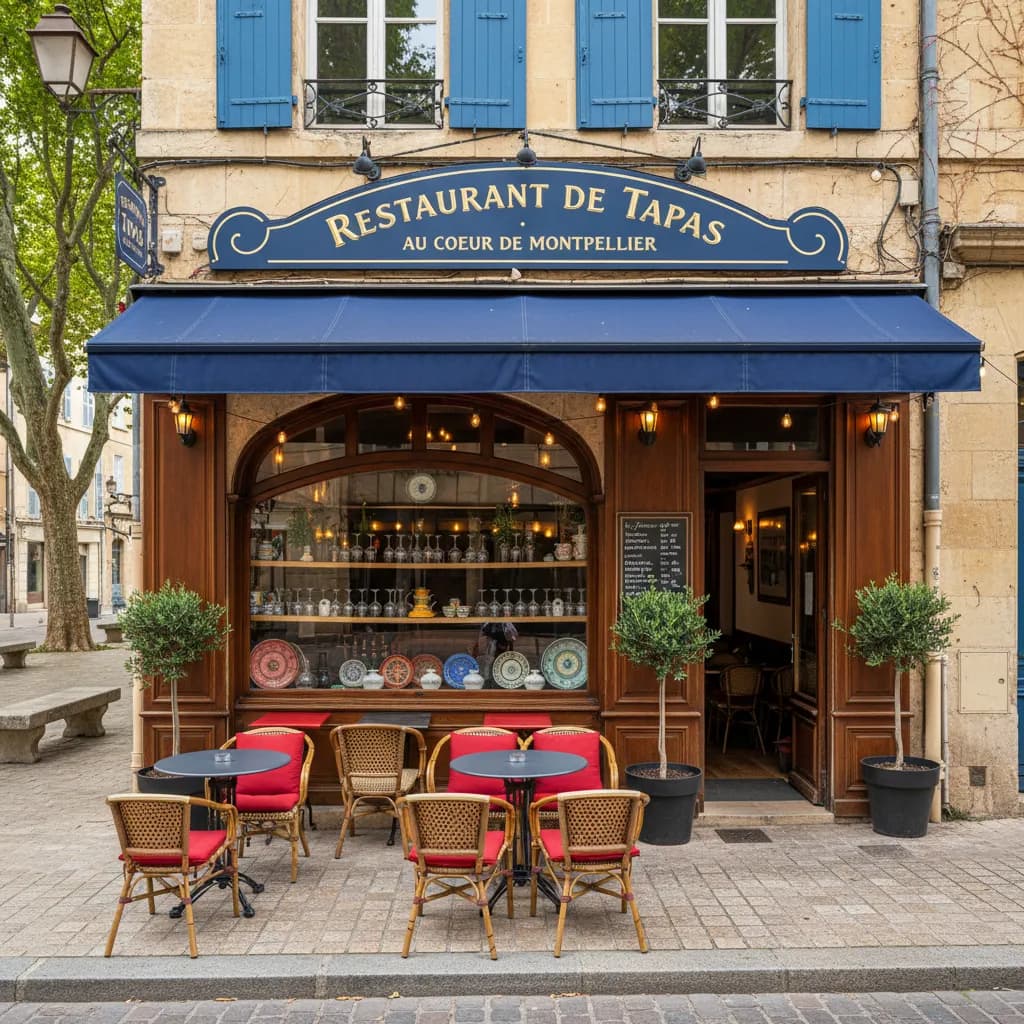 Restaurant à Montpellier : terrasse - licence IV - Image 1