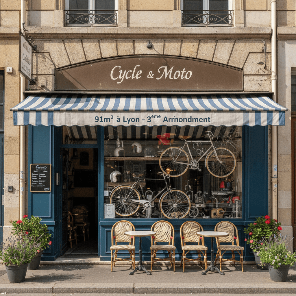 Cycle / Moto 91m² à Lyon