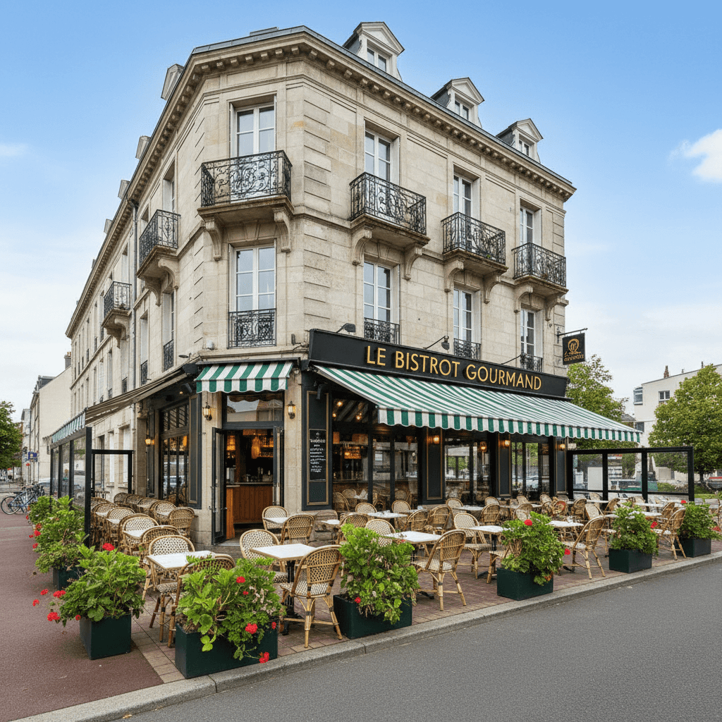 Restaurant 750m² à Nantes : terrasse - extraction - Image 1