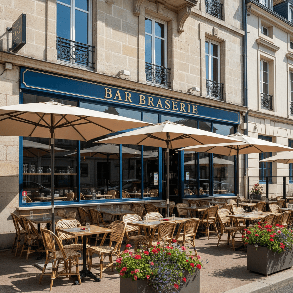 Bar-brasserie à La Teste De Buch : terrasse - licence IV - Image 1