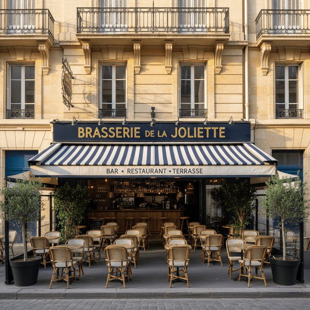 Bar-brasserie 140m² à Marseille : terrasse - licence IV