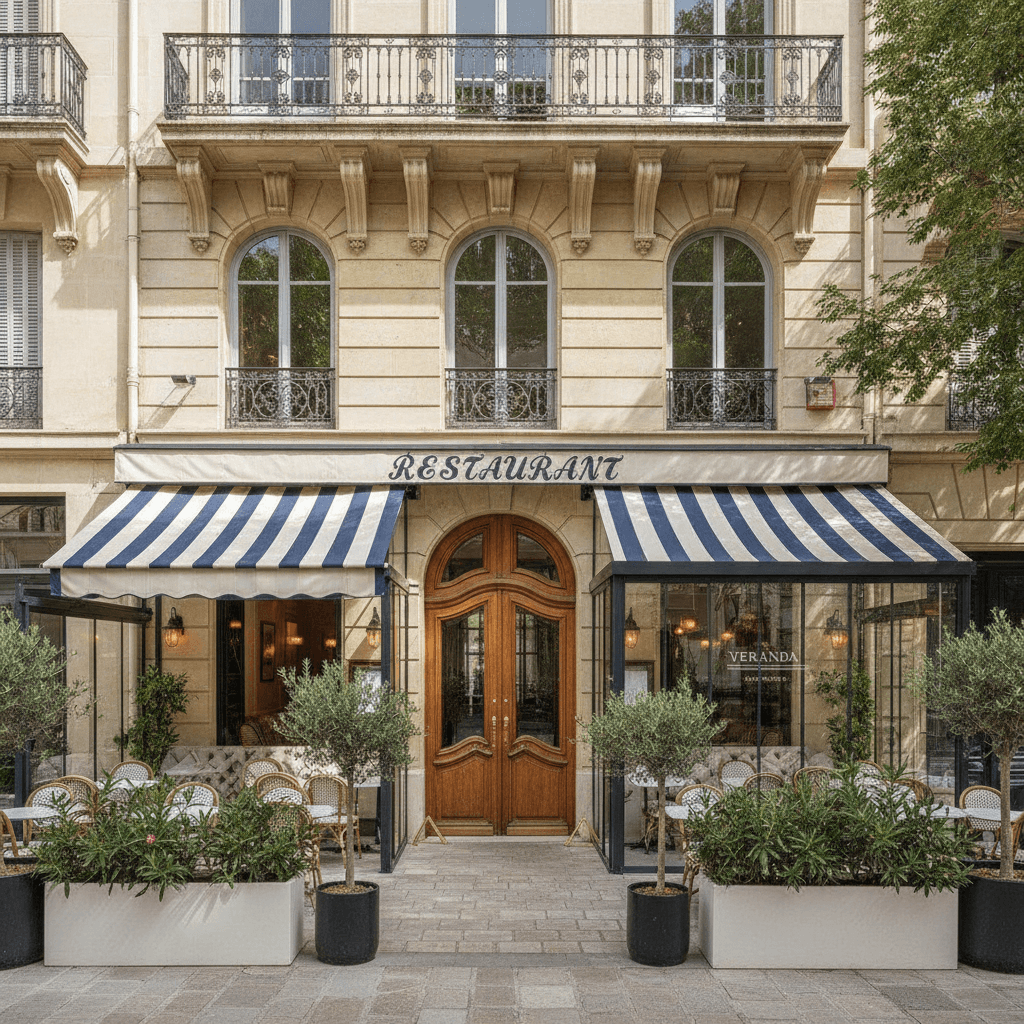 Restaurant 99m² à Marseille : terrasse - licence IV