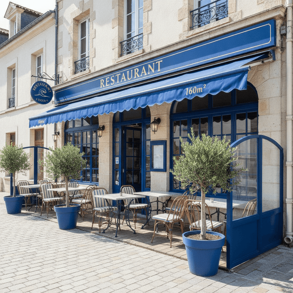 Restaurant 160m² à Royan : terrasse - licence IV - Image 1
