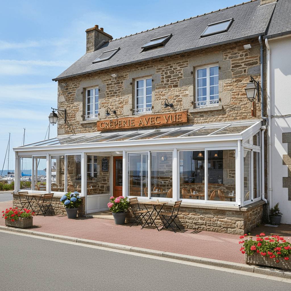 Restaurant 141m² à La Forêt-Fouesnant : terrasse - licence IV - Image 1