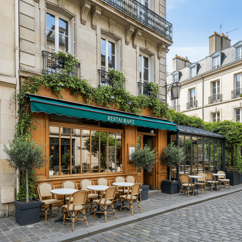 Restaurant 300m² à Nantes : terrasse - licence IV