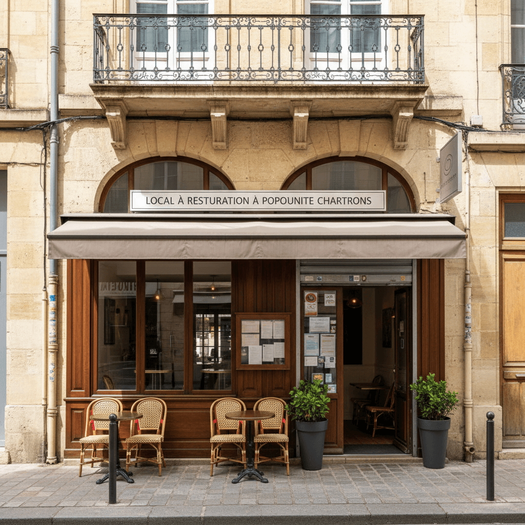 Restaurant à Bordeaux : terrasse - licence IV
