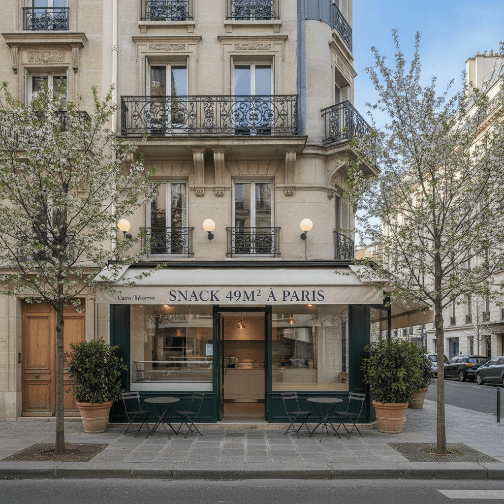Snack 49m² à Paris : cave/réserve