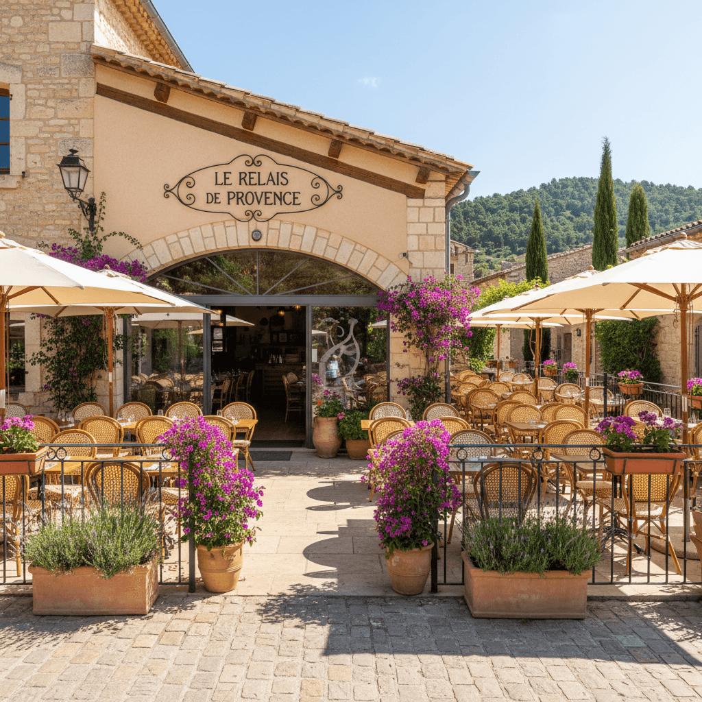 Restaurant 78m² à Le Castellet : terrasse - licence IV - Image 1