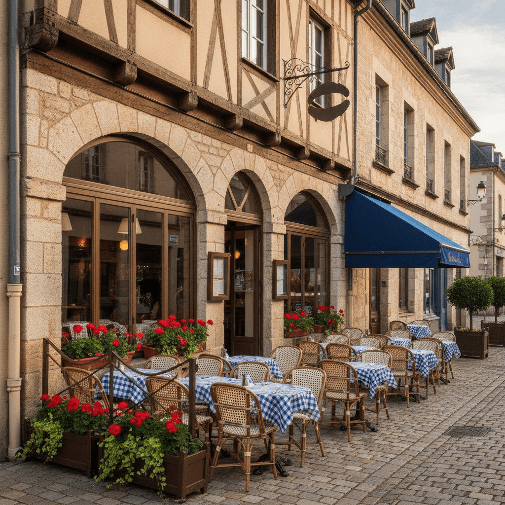 Restaurant à Pau : terrasse - extraction - Image 1
