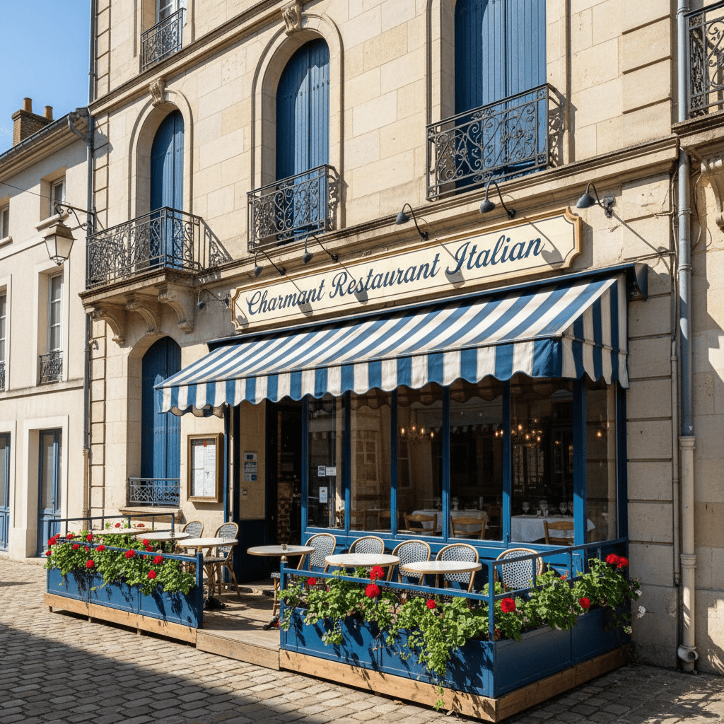 Restaurant à La Roche-Sur-Yon : terrasse - licence IV - Image 1