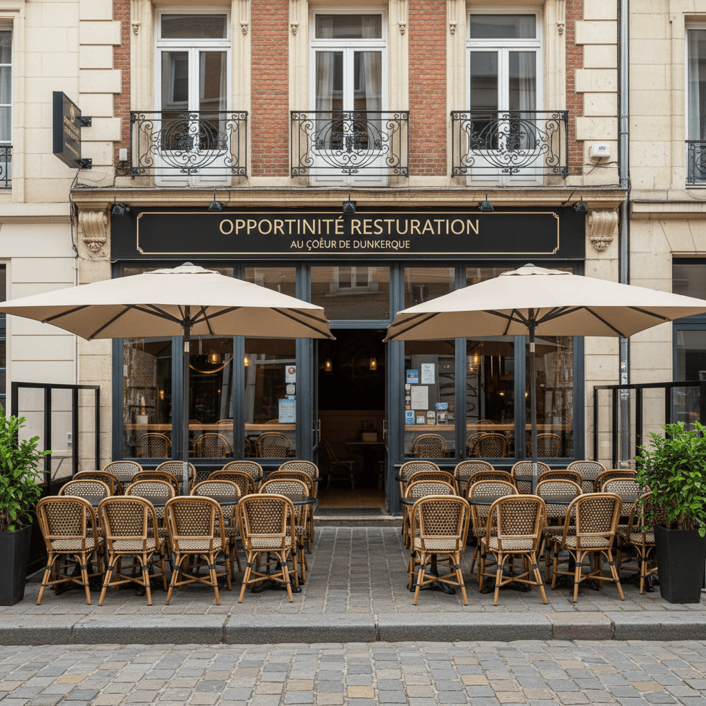 Bar-brasserie à Lille : terrasse - licence IV