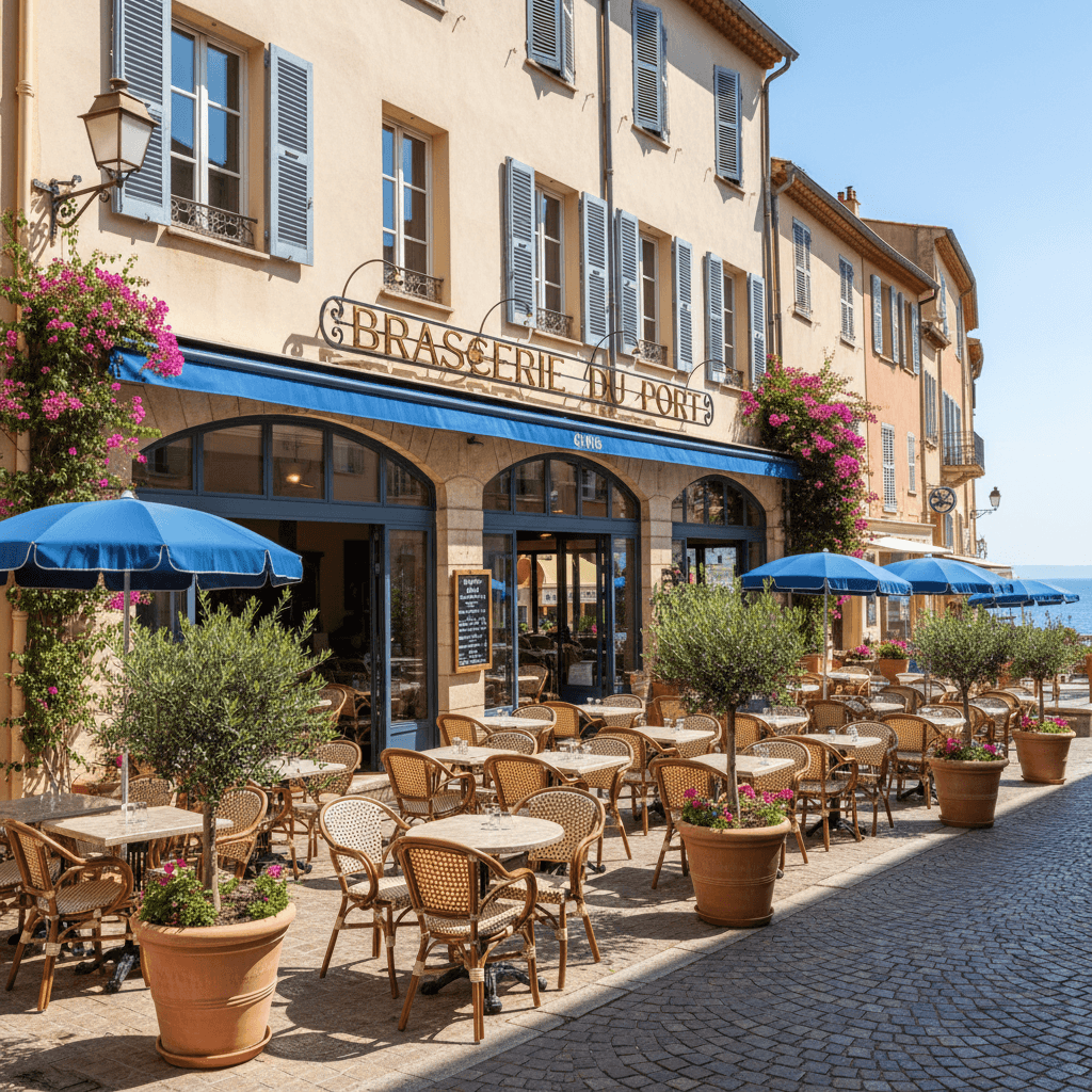Bar-brasserie 260m² à Villefranche-Sur-Mer : terrasse - licence IV - Image 1