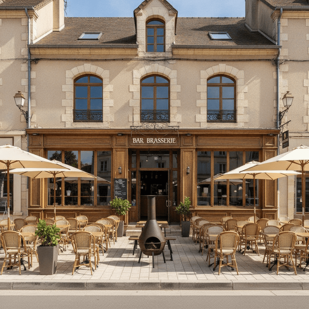 Bar-brasserie 170m² à Beynost : terrasse - licence IV - Image 1