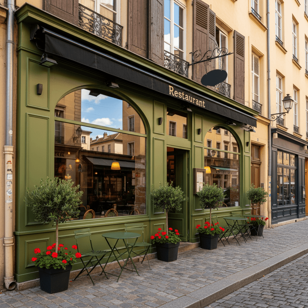 Restaurant 150m² à Lyon : terrasse - licence IV