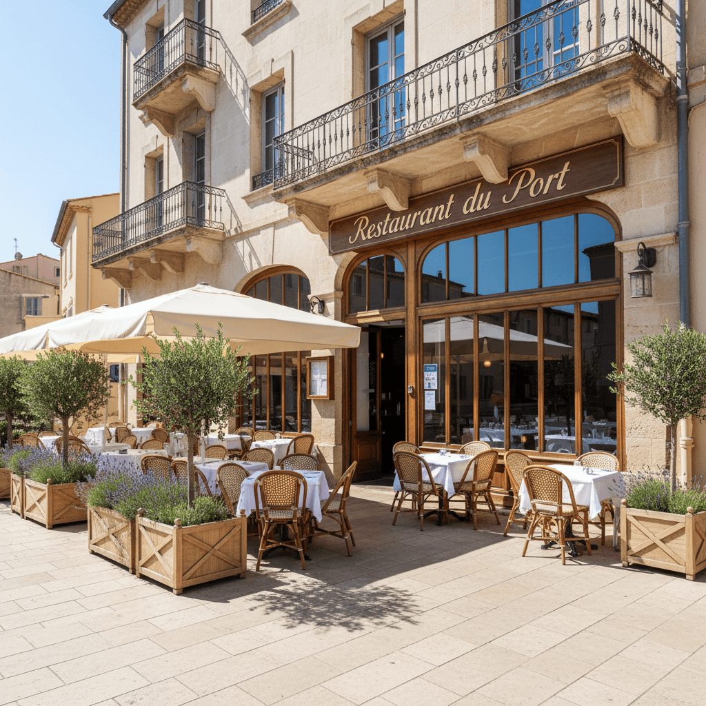 Restaurant 300m² à Antibes : terrasse - licence IV - Image 1