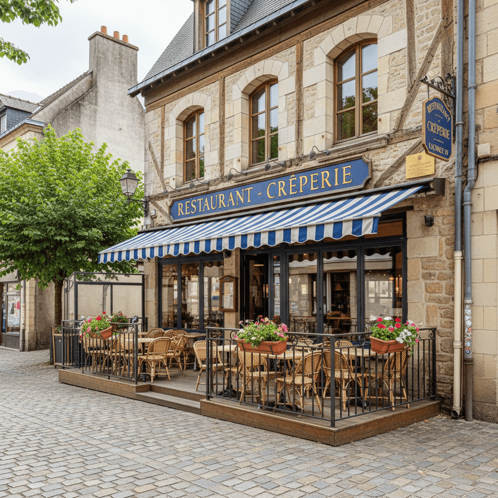Restaurant à Vannes : terrasse - licence IV - Image 1