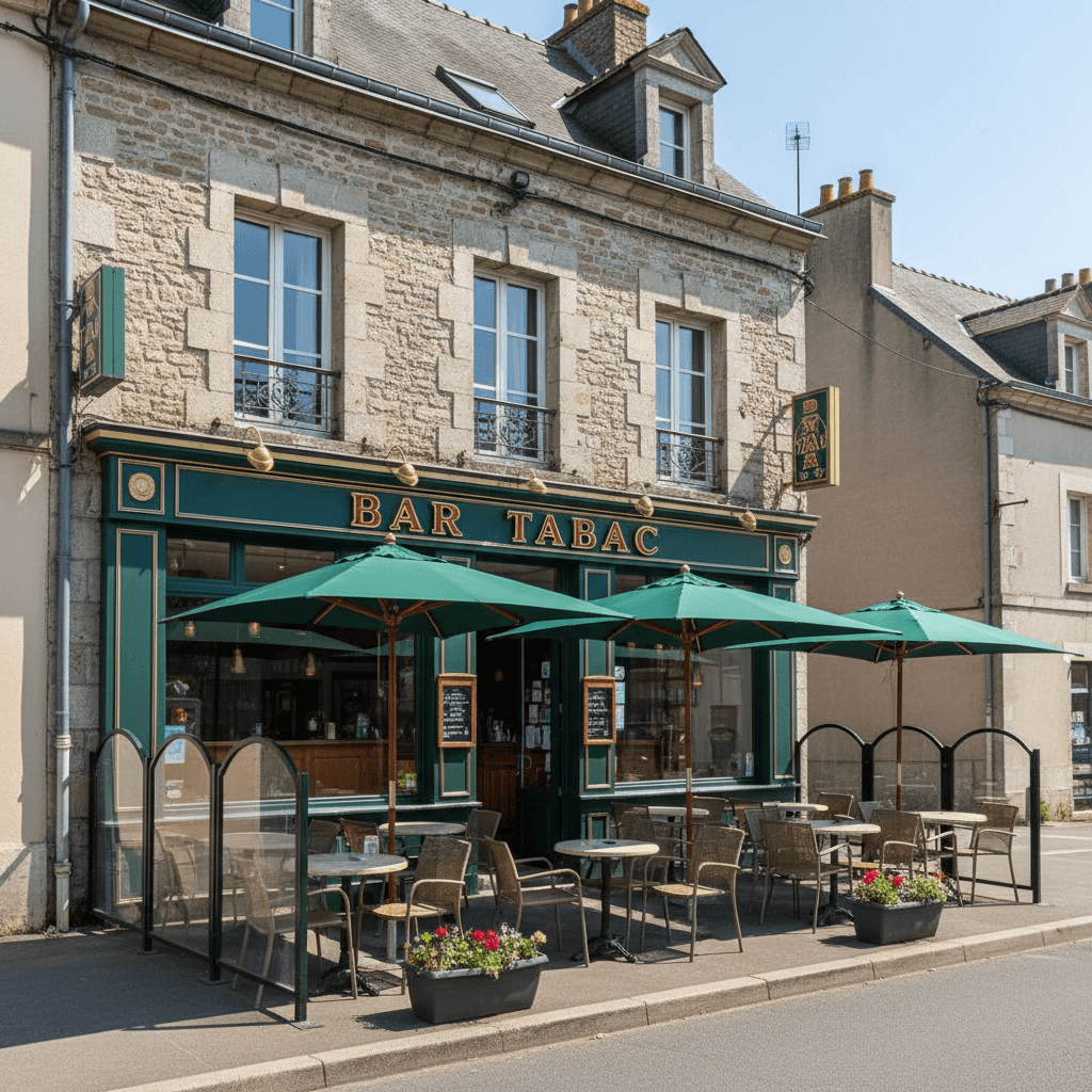 Bar-tabac 200m² à Potigny : terrasse - licence IV - Image 1