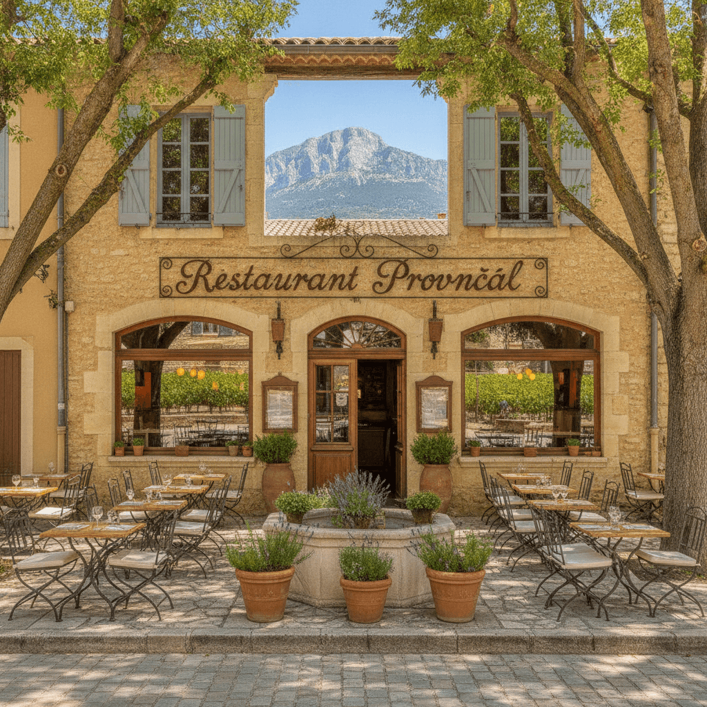 Restaurant 95m² à Aix-En-Provence : terrasse - licence IV