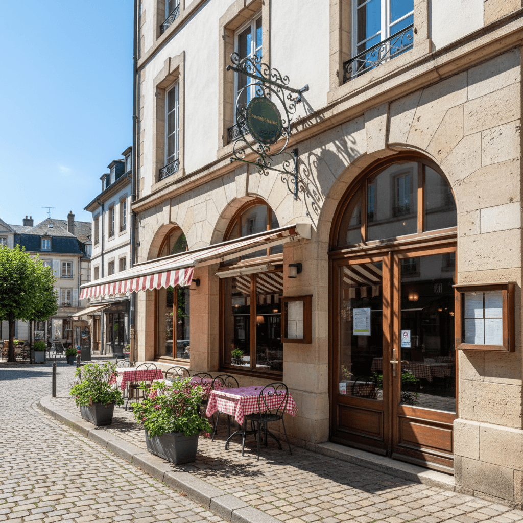 Restaurant 80m² à Épinal : terrasse - extraction - Image 1