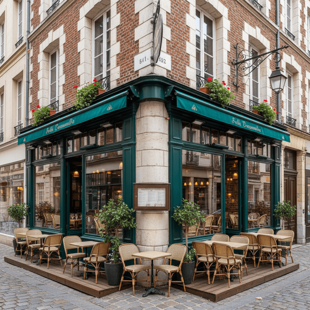 Restaurant 140m² à Lille : terrasse - licence IV