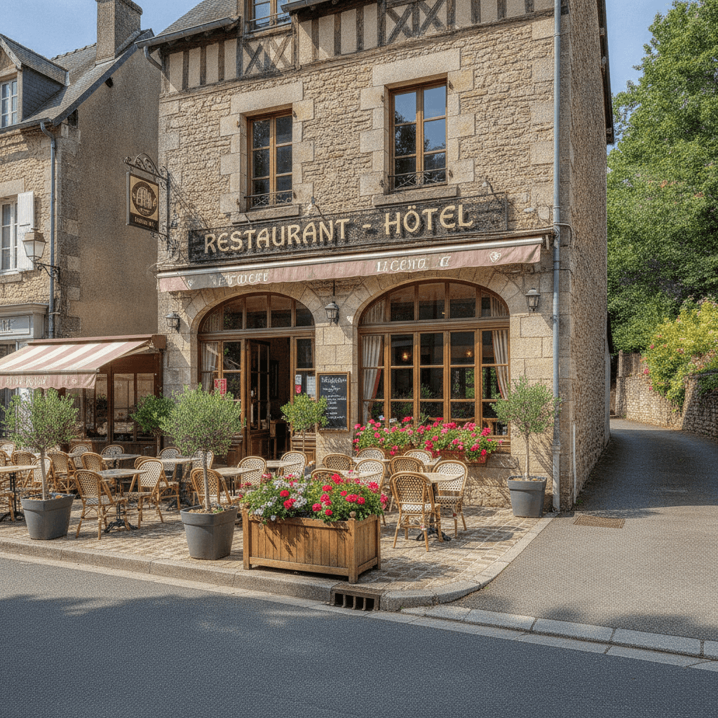 Restaurant à Alençon : terrasse - licence IV - Image 1