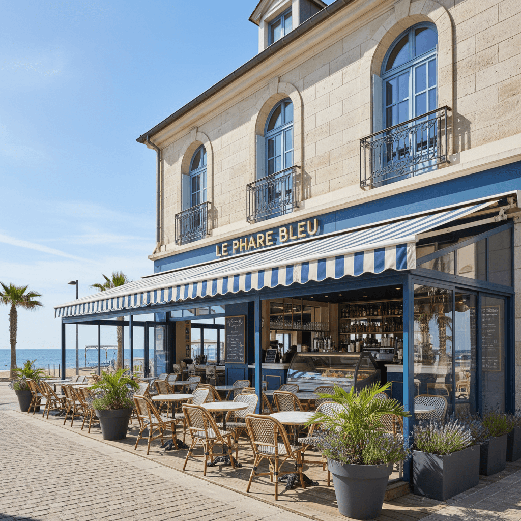 Bar-brasserie 110m² à Canet-En-Roussillon : terrasse - licence IV - Image 1