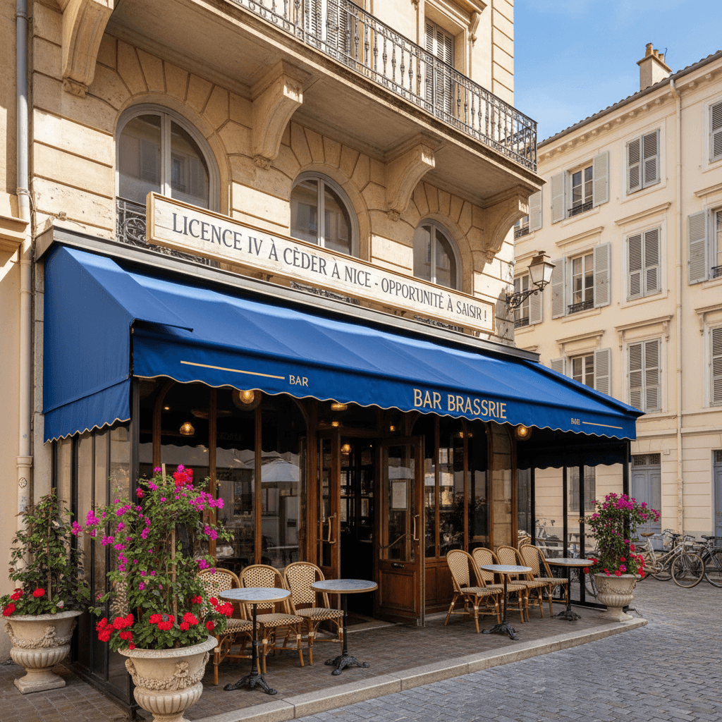 Bar-brasserie à Nice : licence IV