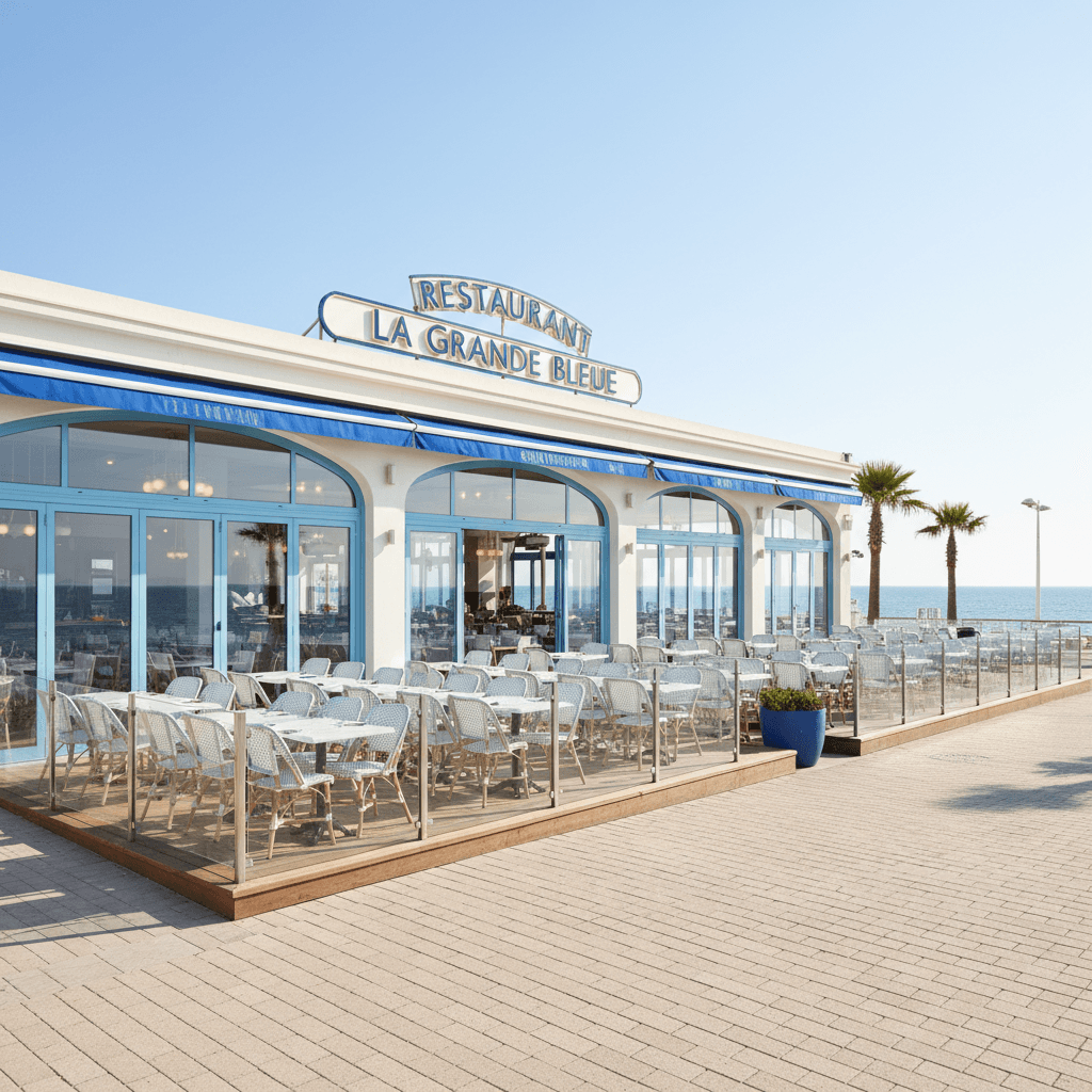 Restaurant 300m² à La Grande-Motte : terrasse - licence IV - Image 1
