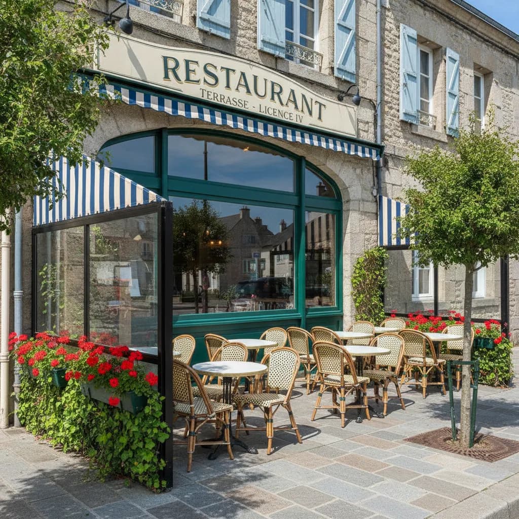 Restaurant : terrasse - licence IV - Image 1
