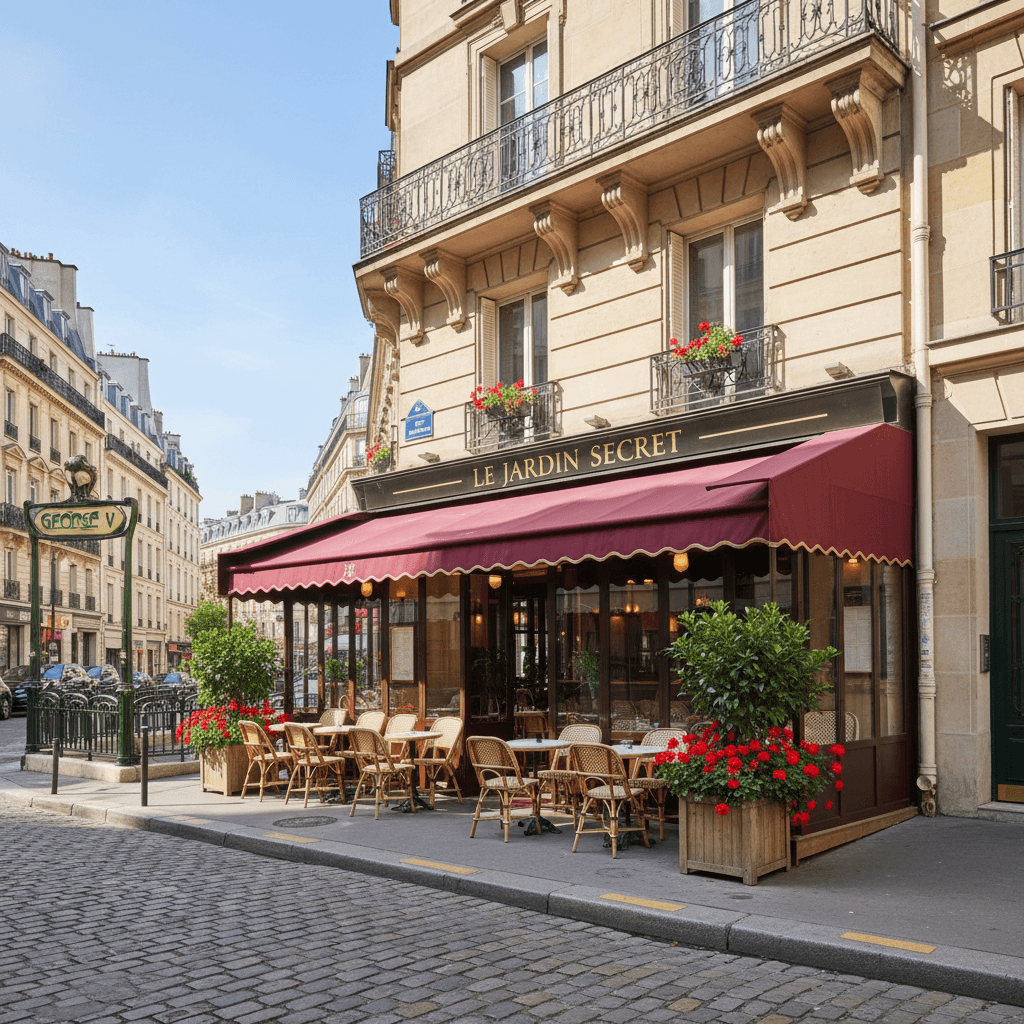 Restaurant 100m² à Paris : terrasse - Image 1