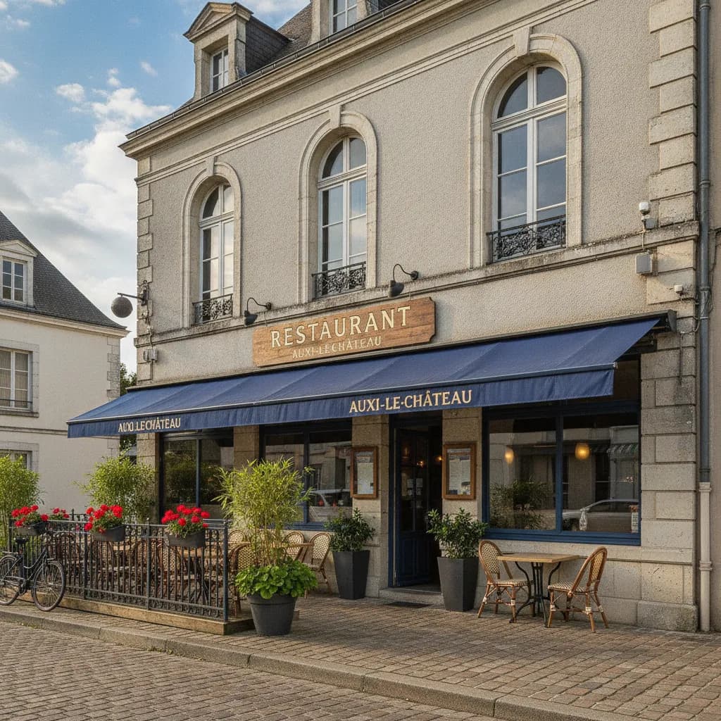Restaurant 300m² à Auxi-Le-Château : terrasse - licence IV - Image 1