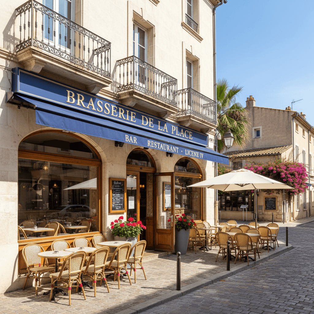 Bar-brasserie 100m² à Vallauris : terrasse - licence IV - Image 1