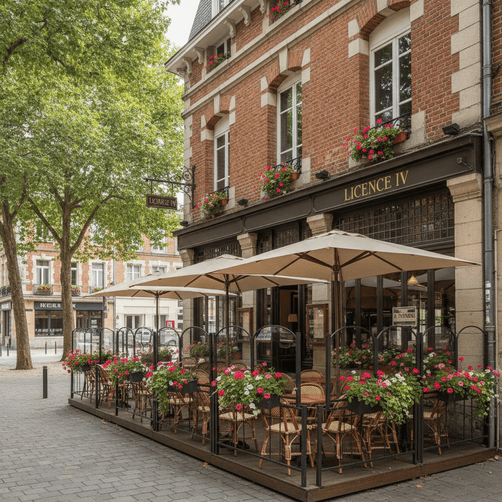 Restaurant à Valenciennes : terrasse - licence IV - Image 1