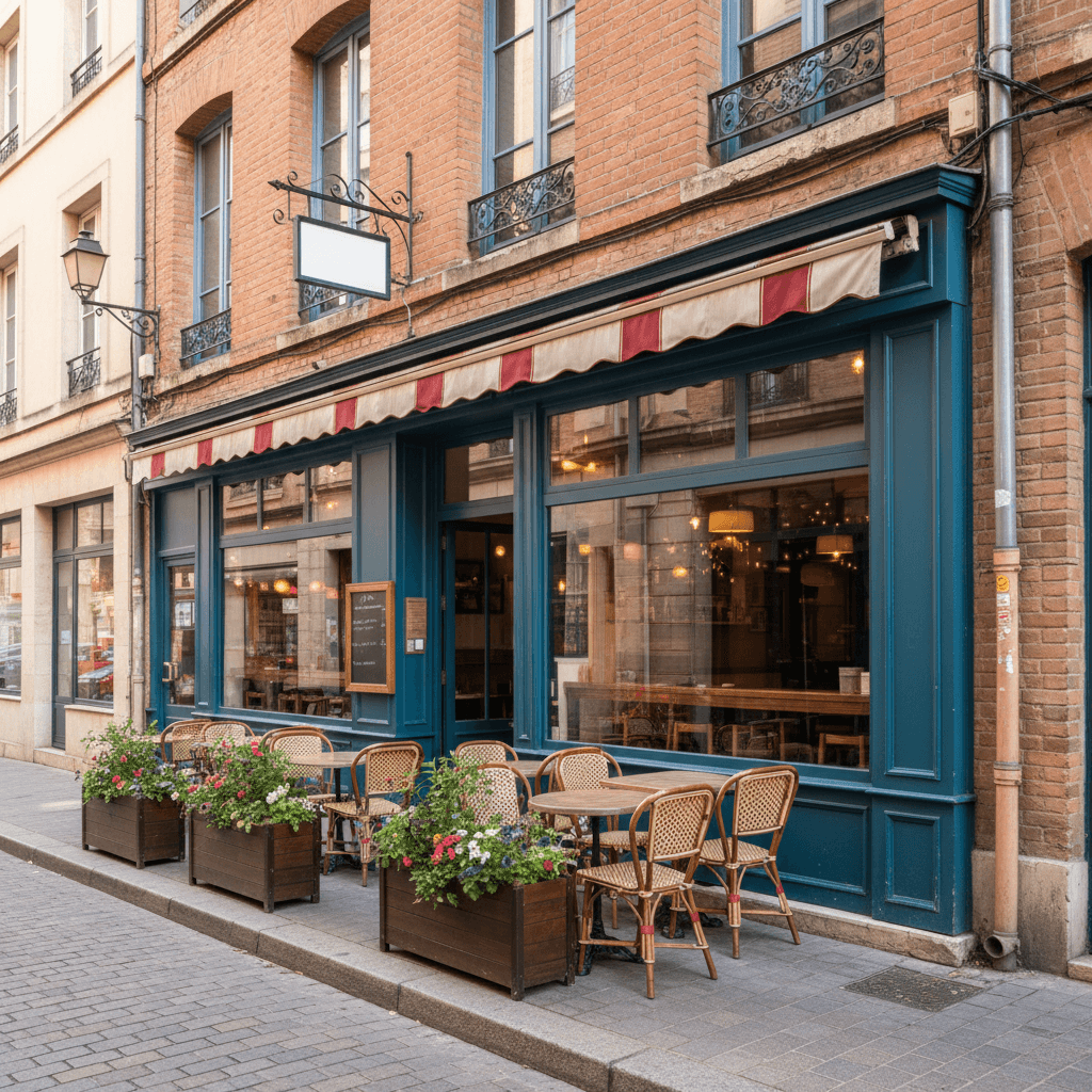 Restaurant 90m² à Toulouse : terrasse - licence IV - Image 1