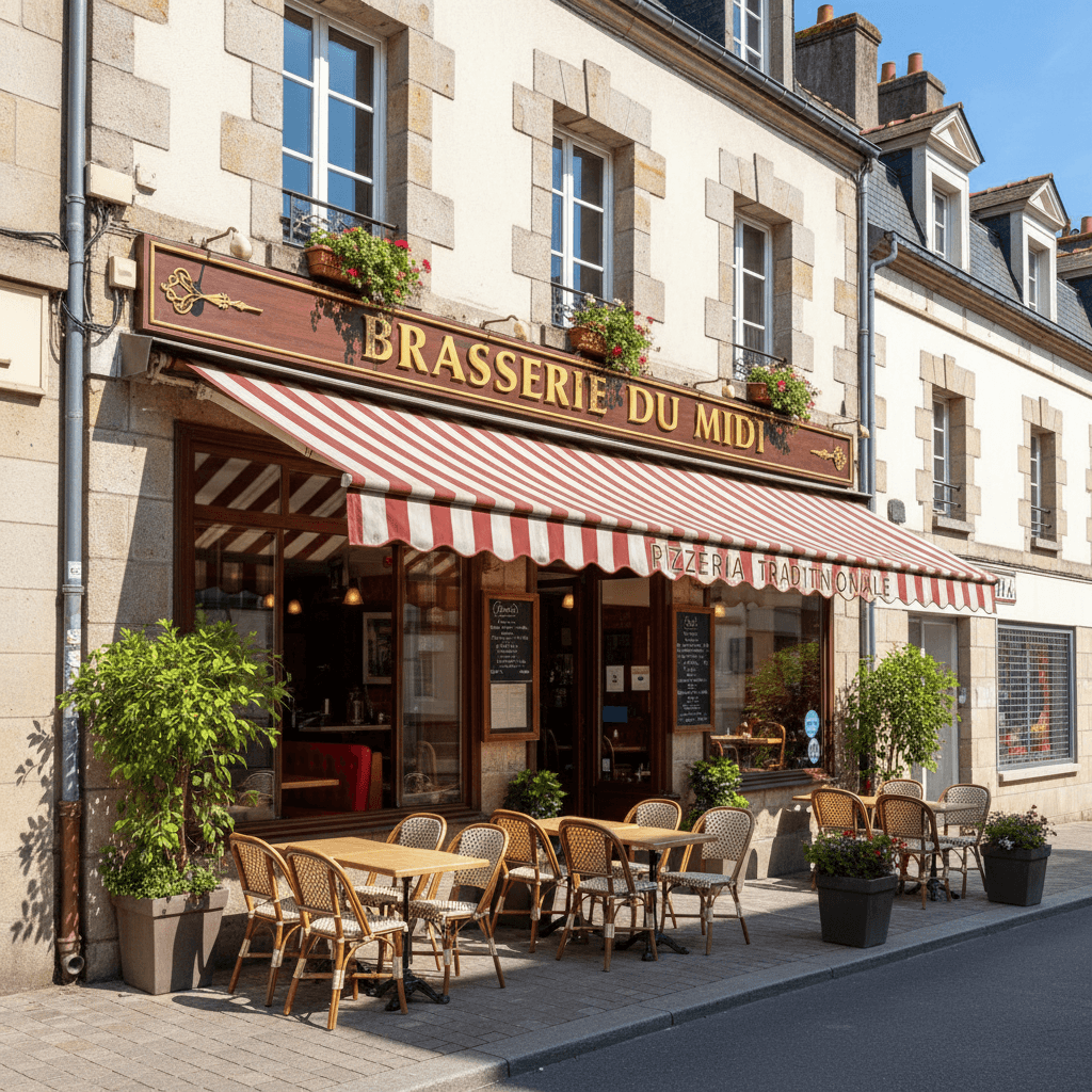 Bar-brasserie à Vannes : terrasse - licence IV - Image 1