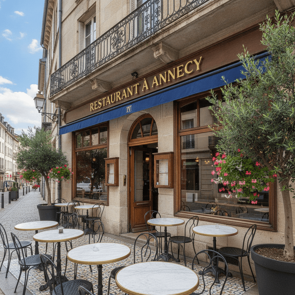 Restaurant à Annecy : terrasse - licence IV - Image 1