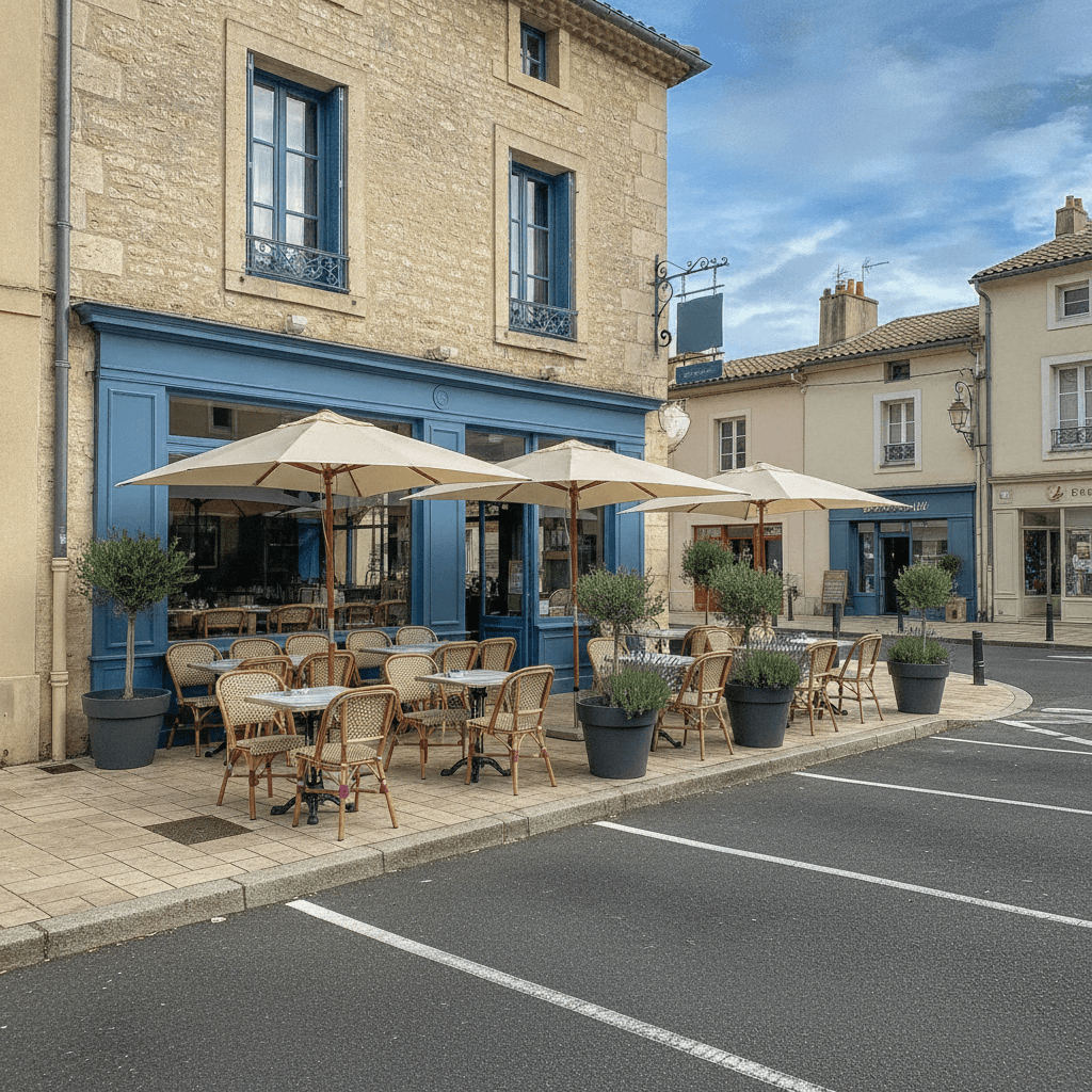 Restaurant 90m² à Avignon : terrasse - licence IV - Image 1