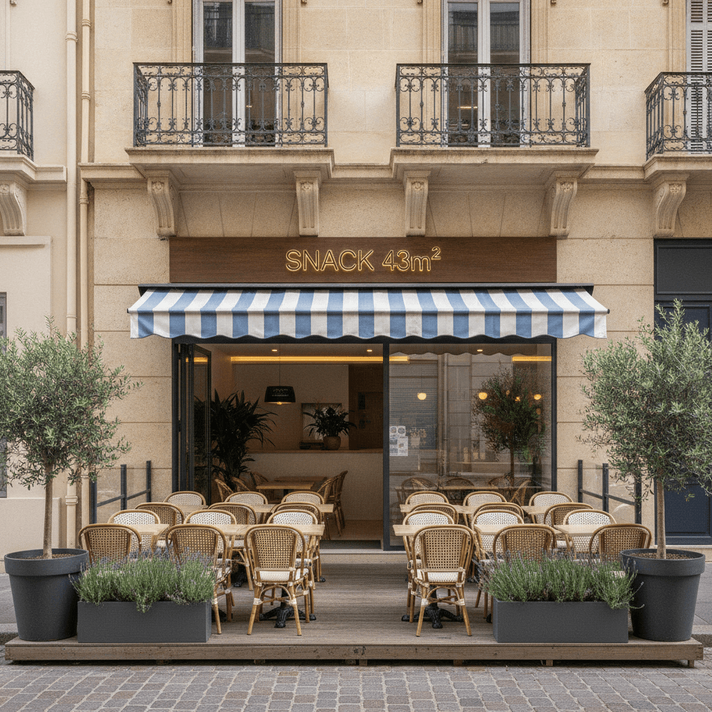 Snack 43m² à Nice : terrasse - licence IV - Image 1