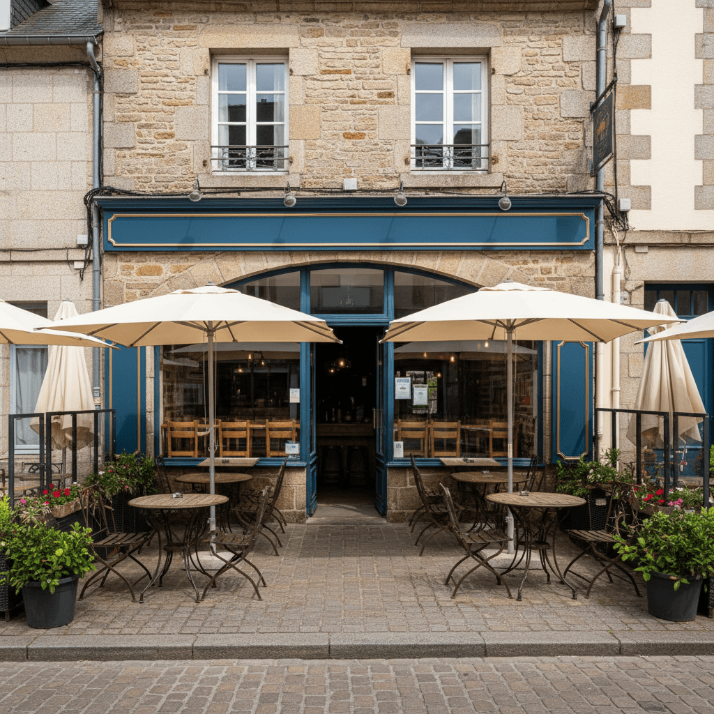Restaurant 70m² à Saint-Brieuc : terrasse - licence IV - Image 1
